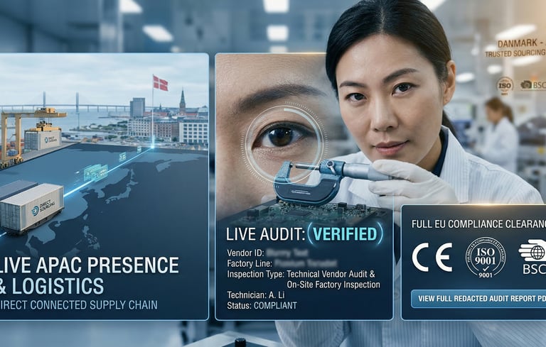 Top EU–APAC / China strategic sourcing for Danish / EU SMEs