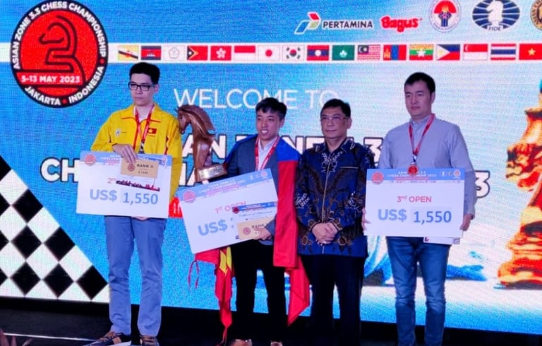 GM Bilguun Sumiya of Mongolia wins Asia Zonal 3.3 Chess Championship