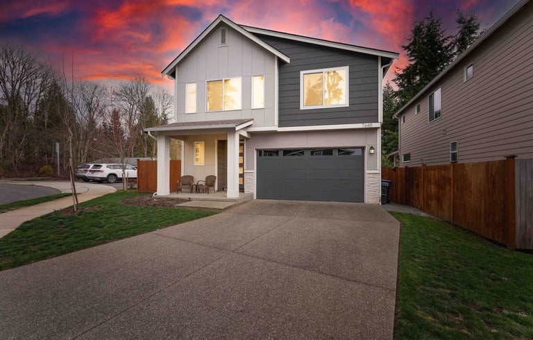 Twilight Real Estate Photography in Snohomish County WA