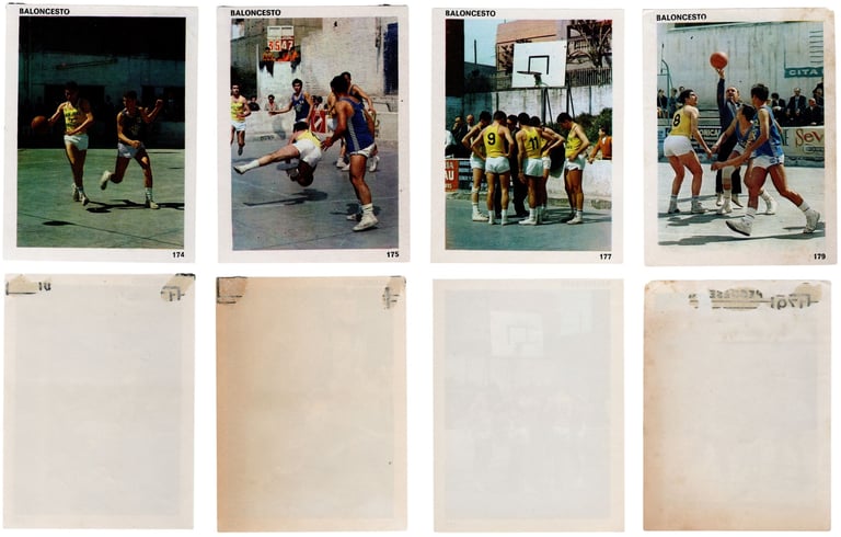 Vintage Spanish Educational Sports Cards
