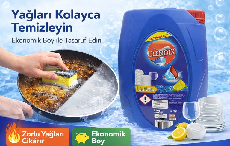 clendix 4lt bulaşık deterjanı