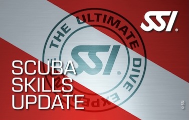 SSI Logo mit Scuba Skills Update 