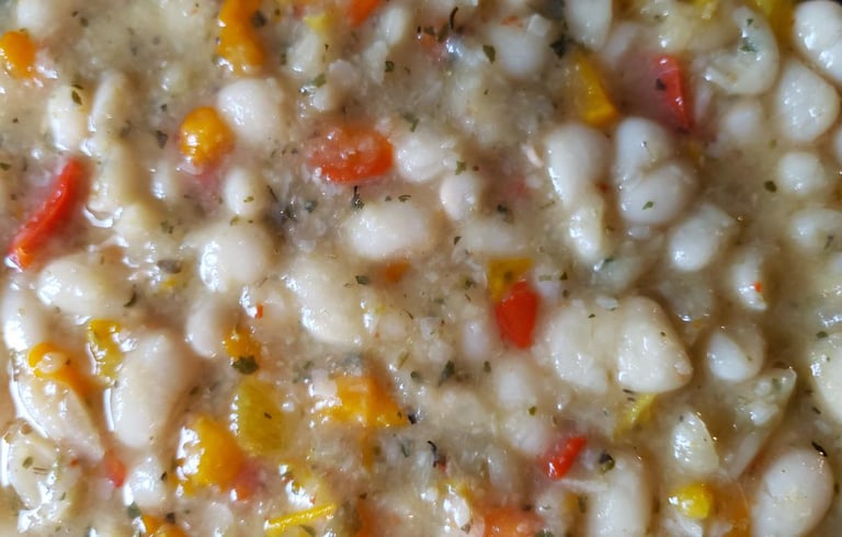 Italian Bell Pepper Beans