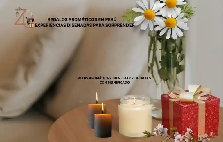 Velas aromáticas, bienestar y detalles con significado