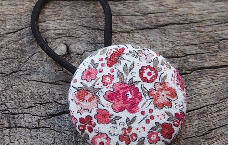 Gumka do włosów w kwiaty