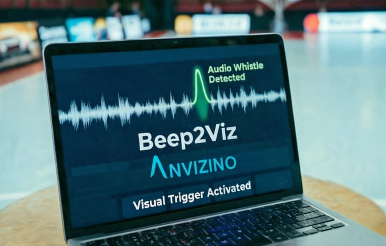 Beep2Viz, Whistle Detection, The whistle is detected and converted into a trigger signal