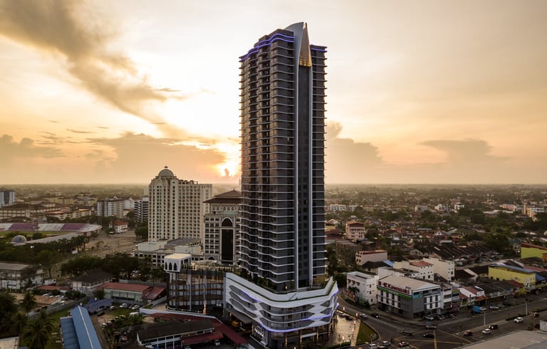 Troika Residenve Building - 33 Storey. Ths latest skyline in Kota Bharu