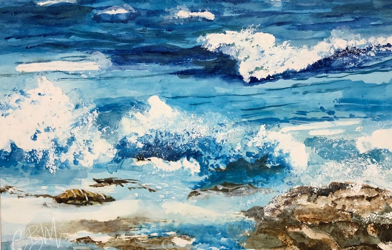 CBM Art_Blue Waves Crashing
