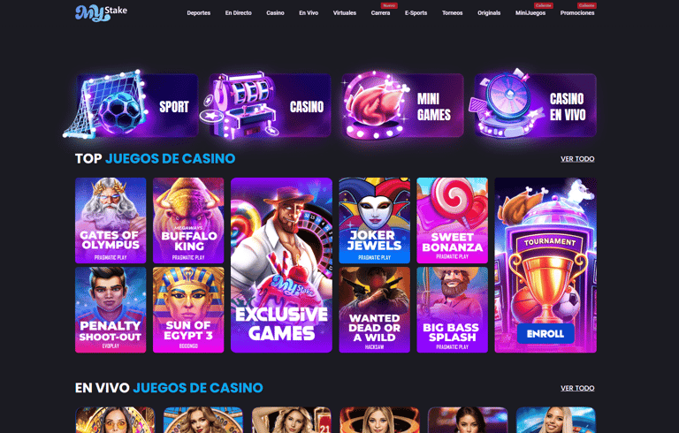 Mystake homepage