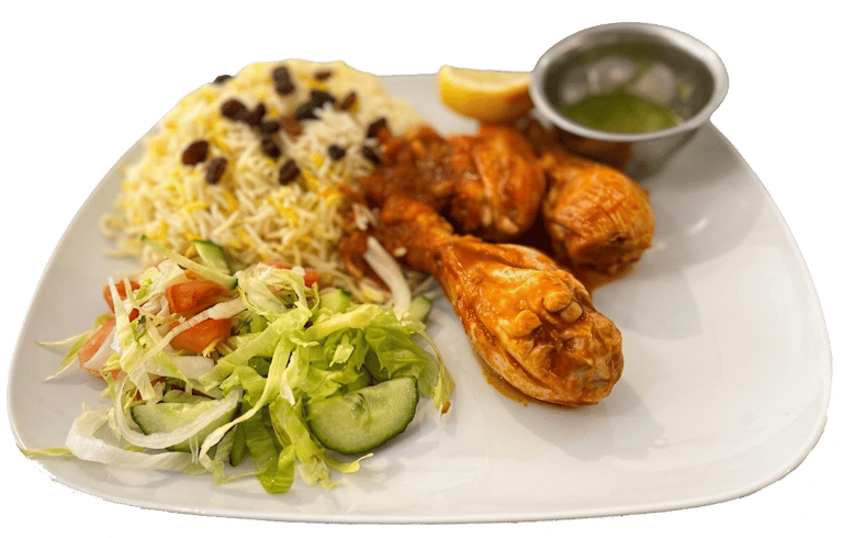 Somali zigni chicken dish with berbere sauce Kentish Town London