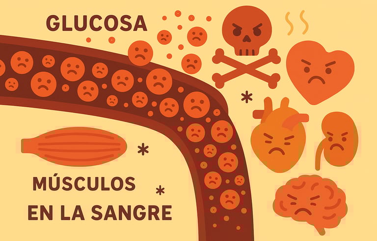 Glucosa toxica en sangre