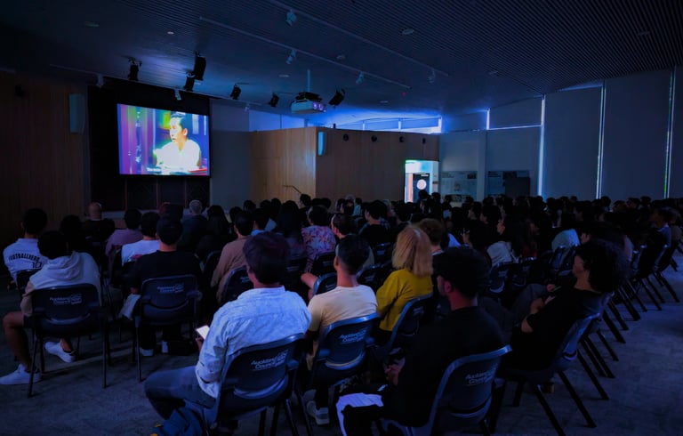 Over 140 attendees at an Auckland International Film Club screening event in Auckland CBD