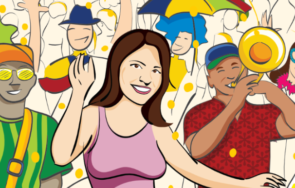 Bloco da Favorita Illustration