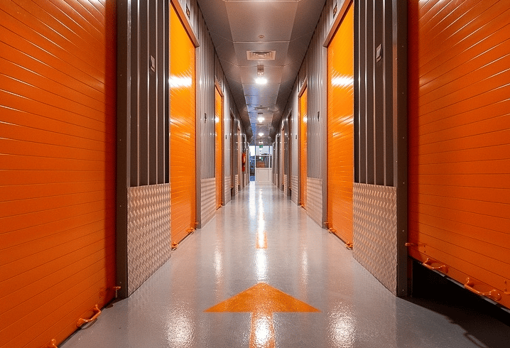 Custom steel locker system installed for Storage Keys Dubai – IN SAFE project
