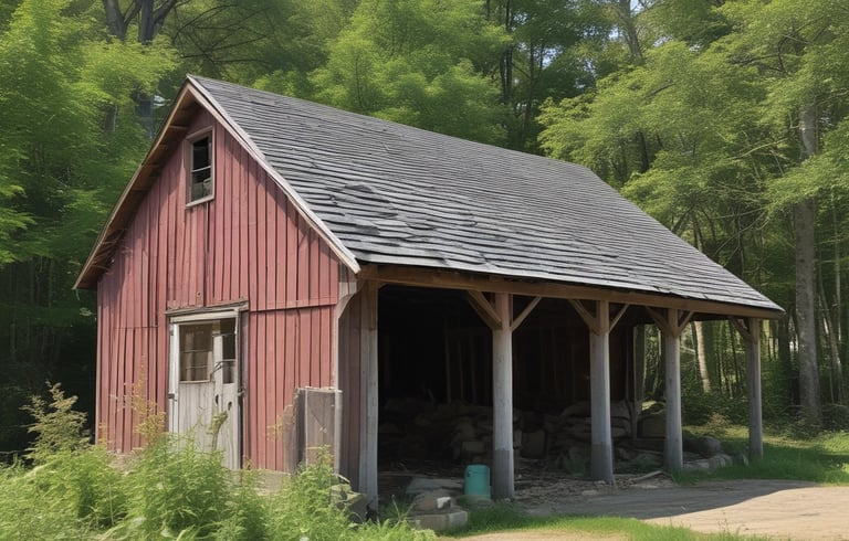 a man riding a skateboard down a street next to tall buildings