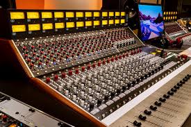 major studio Neve mixing console