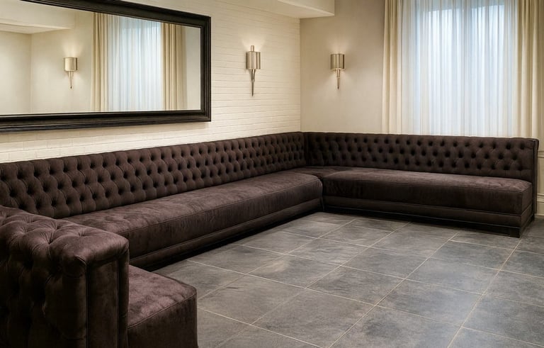 Elegant banquette by Solo Home Decor