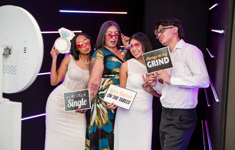 Vogue Photo Booth with led lights