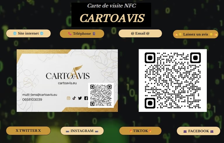 carte de visite nfc 