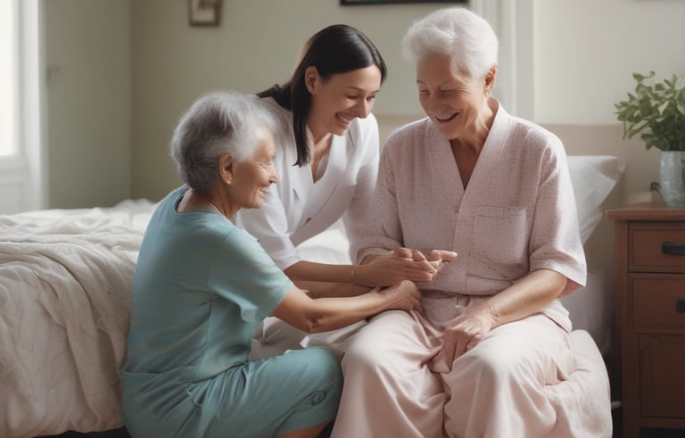 A professional and elegant image of a healthcare office.