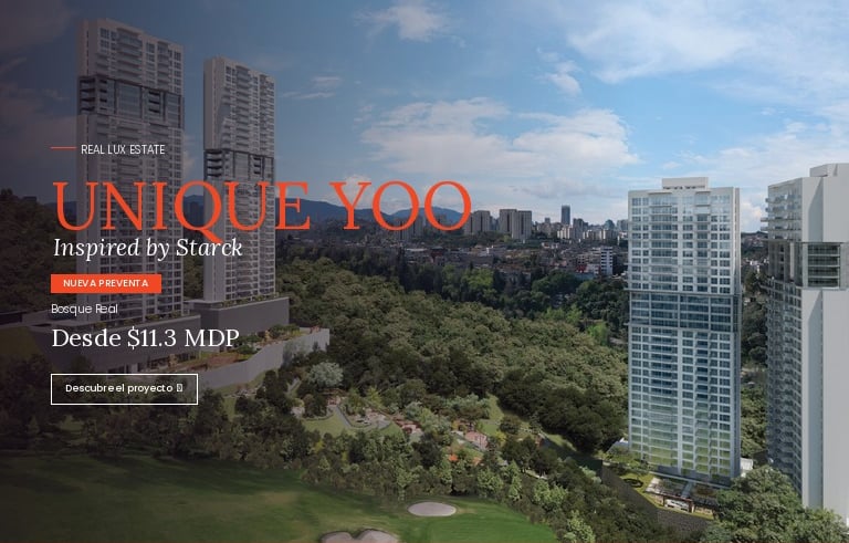 Departamentos en Bosque Real UNIQUE YOO inspired by Starck