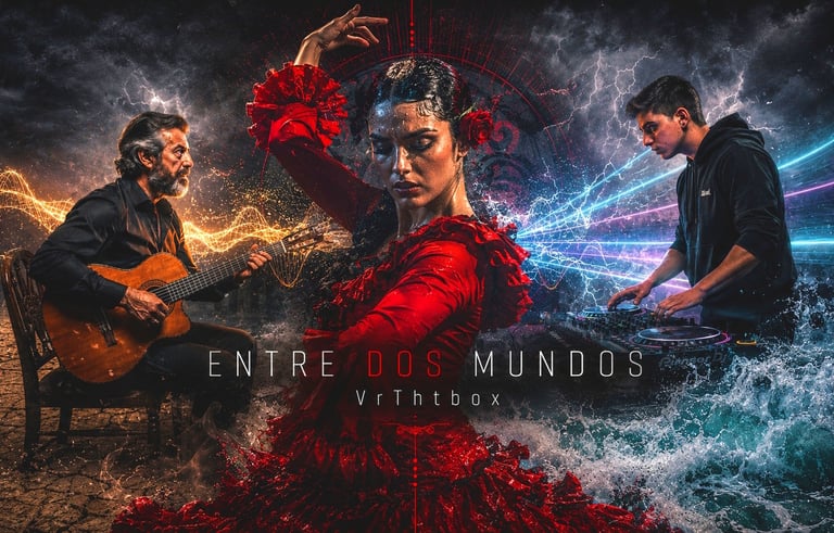 Canción ENTRE DOS MUNDOS - Techno flamenco fusión- VrThtbox