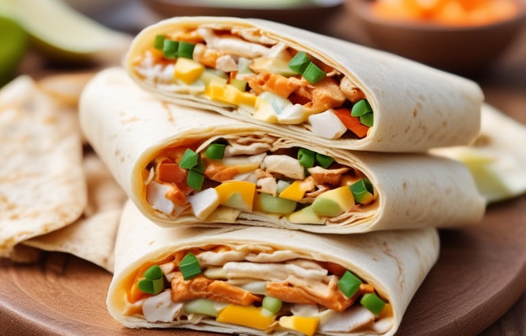 A chilled pack of Habibi Deli wraps ready for quick heating at a gas station counter.