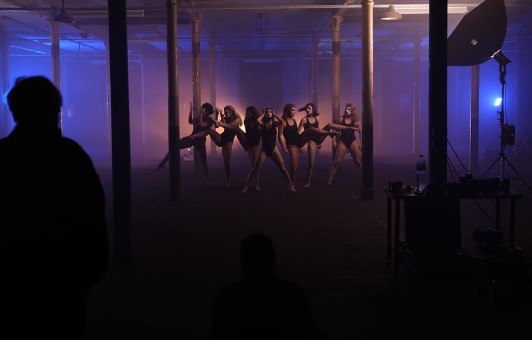 Creeper Cult music video shot shot in the Main room at Atlas Studios