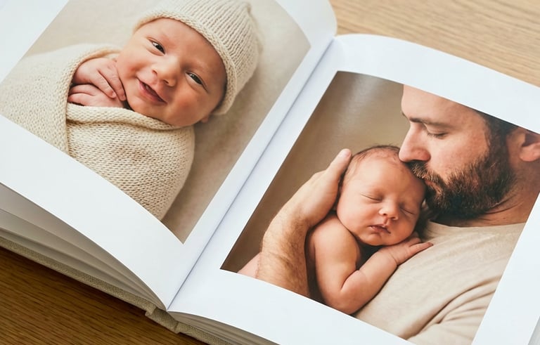 Exemplo de diagramação de fotolivro no site do Ricco Gnocchi Fotografo de casamento