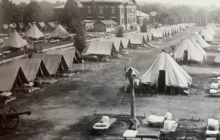Tent City on JB Parade Field