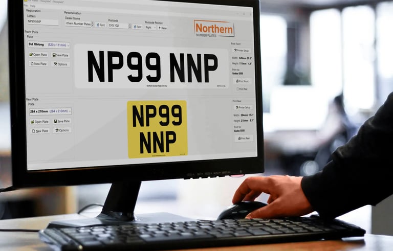 number plate software