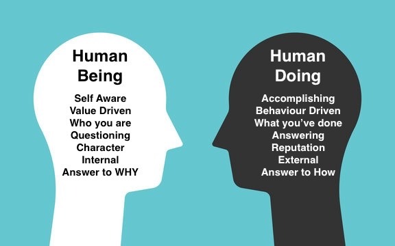 Human Being vs Human Doing