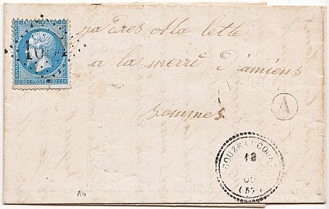 Losange Gros Chiffres 1684 et type 22.