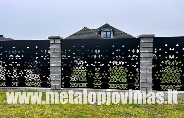 Metalinė tvora Klaipėda