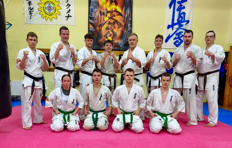Svečiai iš Klaipėdos karate mokyklos „Shodan“ klubo