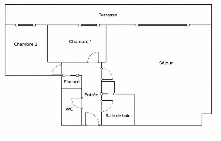 Plan de l'appartement