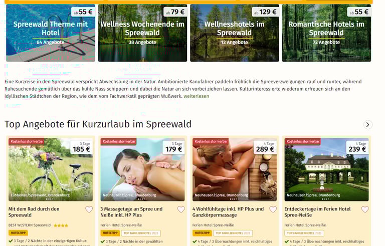 Kurz mal Weg Spreewald Deal