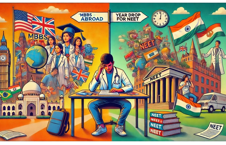 Take a drop or choose a foreign medical college for MBBS