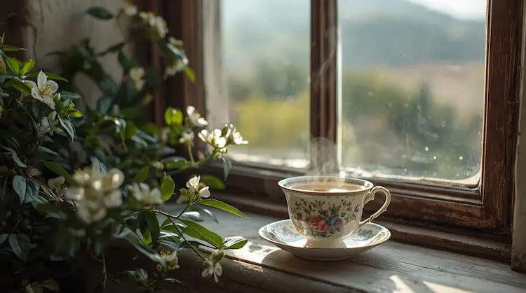 mini-moment of peace in caregiving