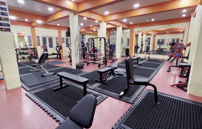 wide view of Thuraiyur gym.