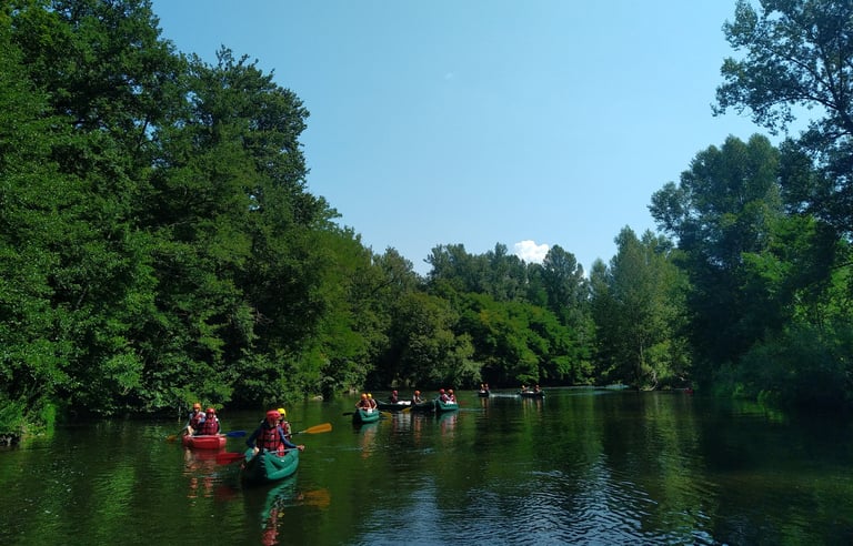 descente canoë kayak allier rivière sauvage massif central