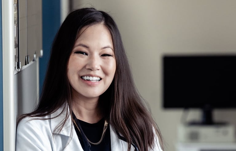 A smiling Dr. Oyama.