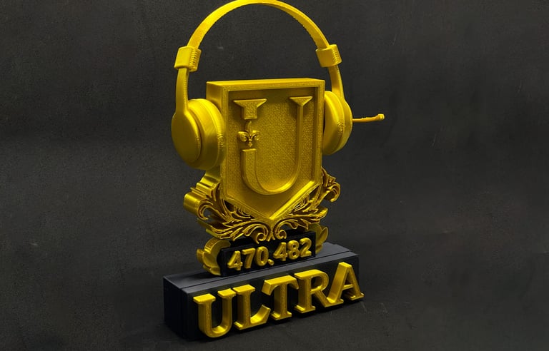 troféu personalizado em impressão 3D