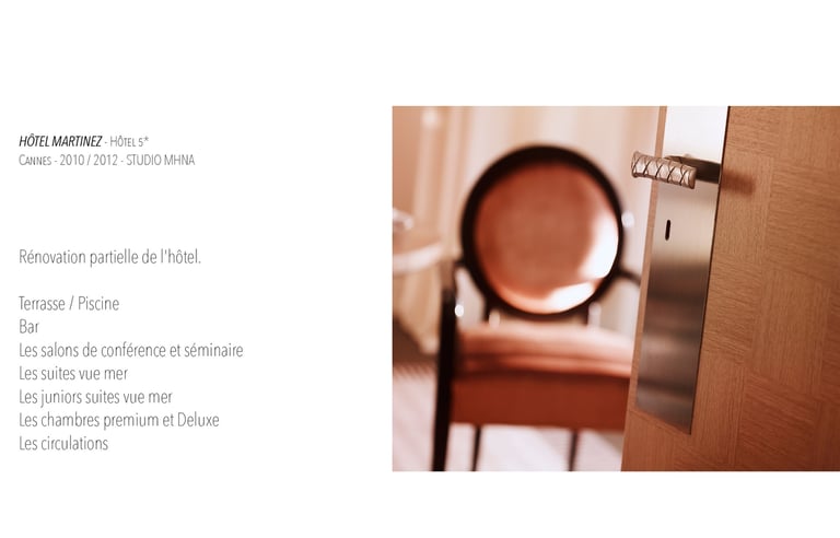 entrée de chambre Martinez