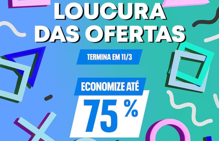 Poster oficial da promoção loucura das ofertas