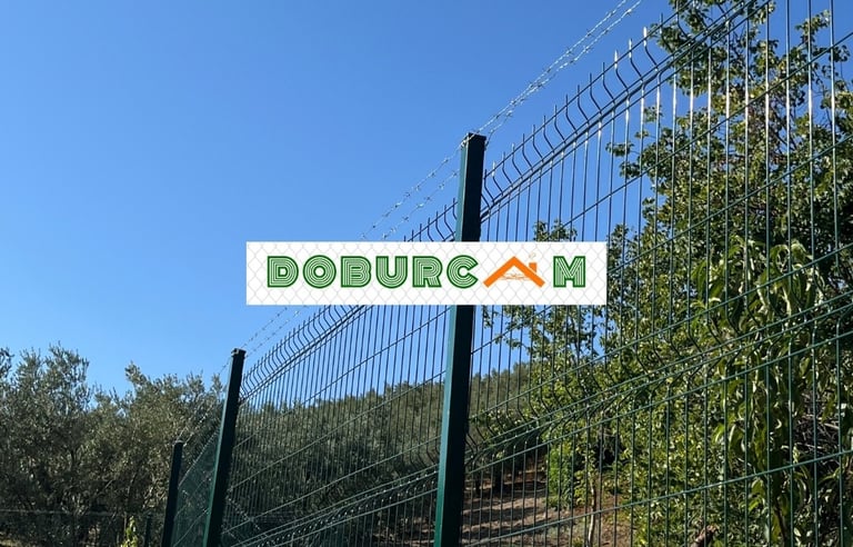 Bursa Panel çit Doburcam Yapı Tel Çit Bursa Yeşil Tel Bursa Yeşil Çit villalara panel çit bahçe 