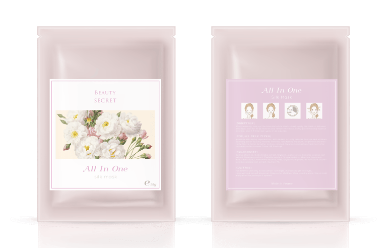 Facial mask package design