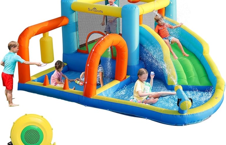 Bouncy castle rental and water slides