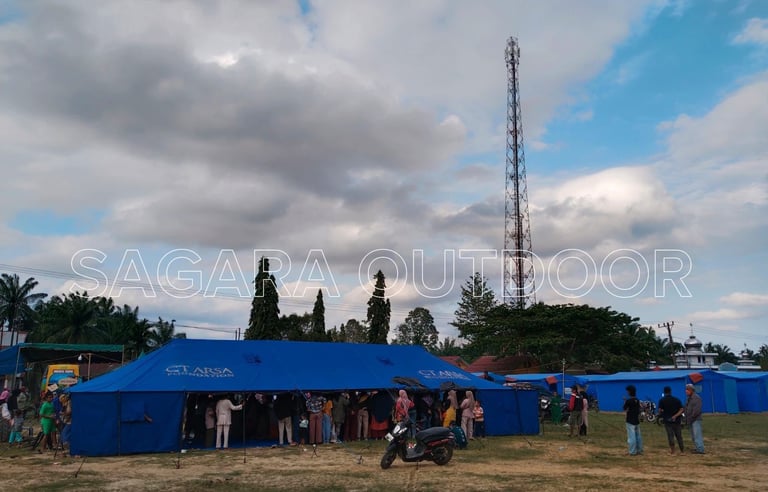 Tenda Pleton 6x14m