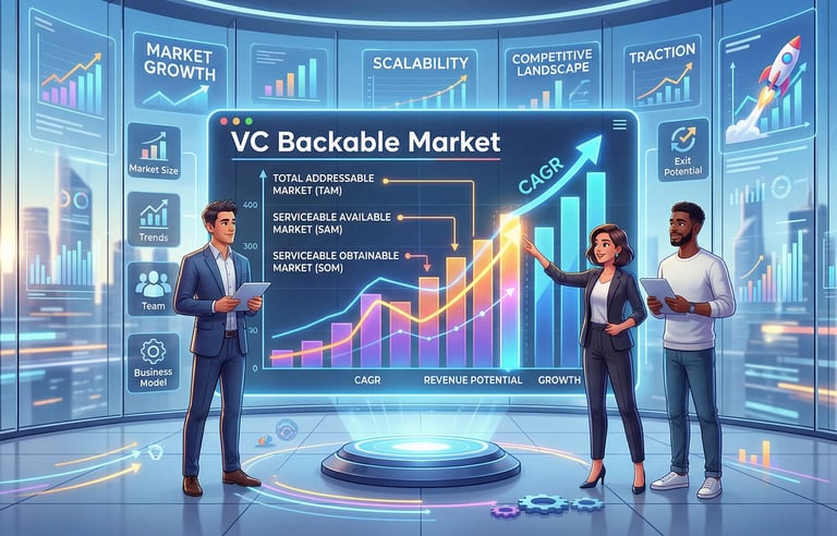 VC Backable Market: How Investors Evaluate Your Opportunity